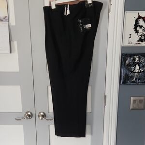 Van Heusen Men's Classic Black Dress Pants, Size 48W And 29L